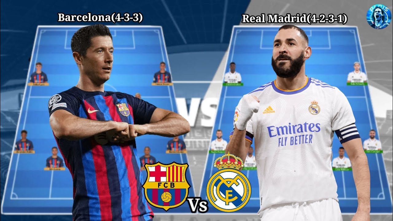 Barcelona Vs Real Madrid Head To Head Predicted Lineup Copa Del Rey