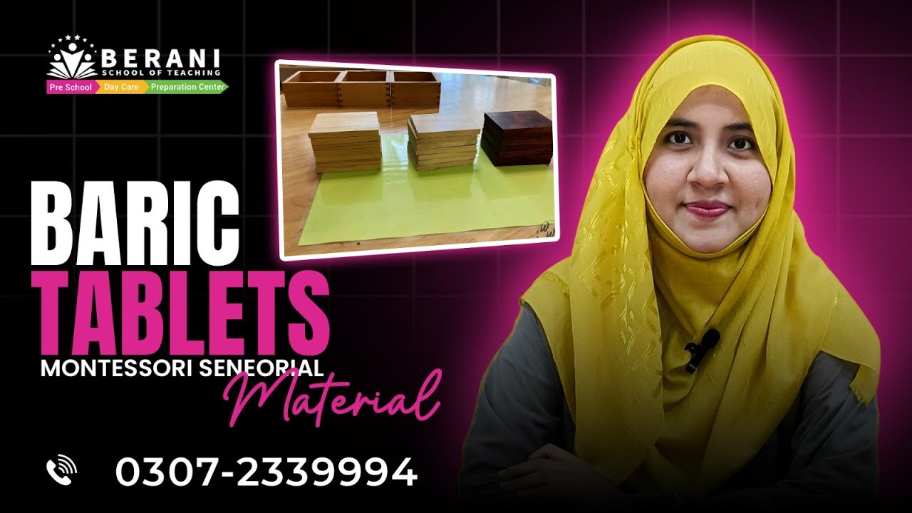 Baric Tablet presentation | Montessori sensorial material | By Miss ...