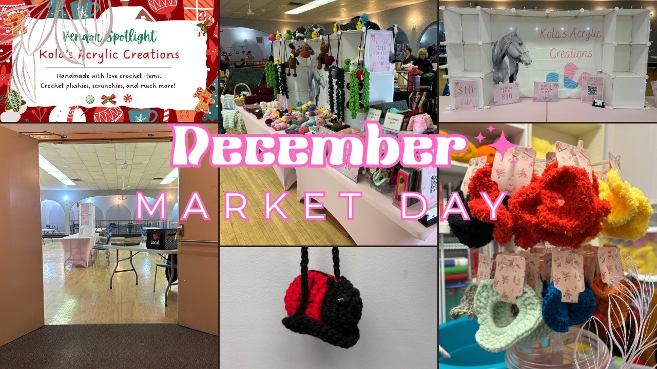 DECEMBER MARKET DAY | COLD DAY | BIGGEST MARKET SO FAR!
