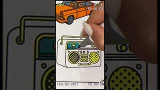 Retro Coloring Book | Relive the 70s and 80s with Fun Pages