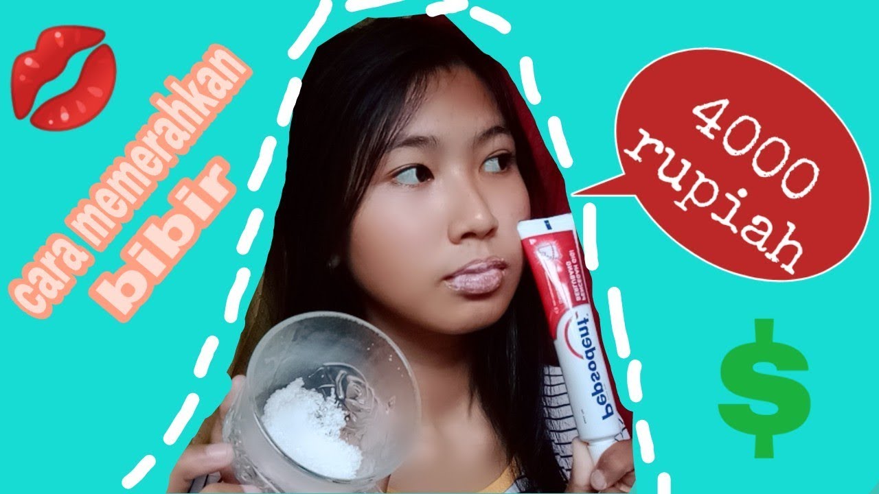 Cara memerahkan bibir cuma 4000 rupiah 