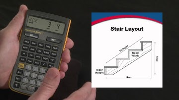 How to do Stair Layout Calculations | Construction Master 5