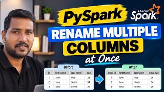 PySpark Tutorial - How to Rename Multiple Columns At Once