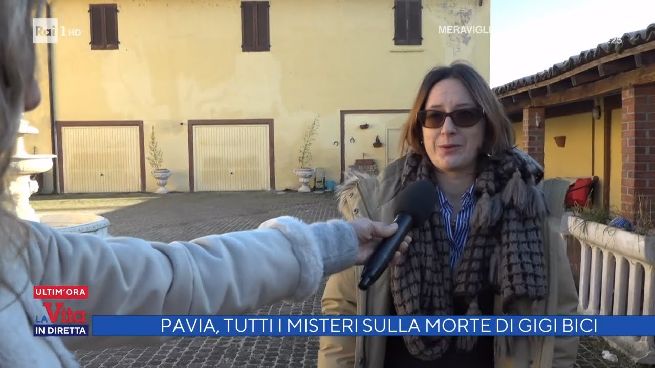 Pavia, tutti i misteri di Gigi Bici - La vita in diretta 11/01/2022