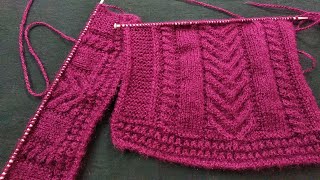 Ladies Full Cardigan Knitting Pattern 