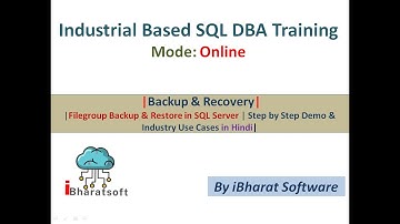 16.Filegroup Backup & Restore in SQL Server | Step by Step Demo & Industry Use Case in Hindi #sqldba