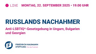 Russlands Nachahmer - Anti-LSBTIQ*-Gesetzgebung in Ungarn, Bulgarien und Georgien
