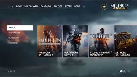 Battlefield 4 New User Interface