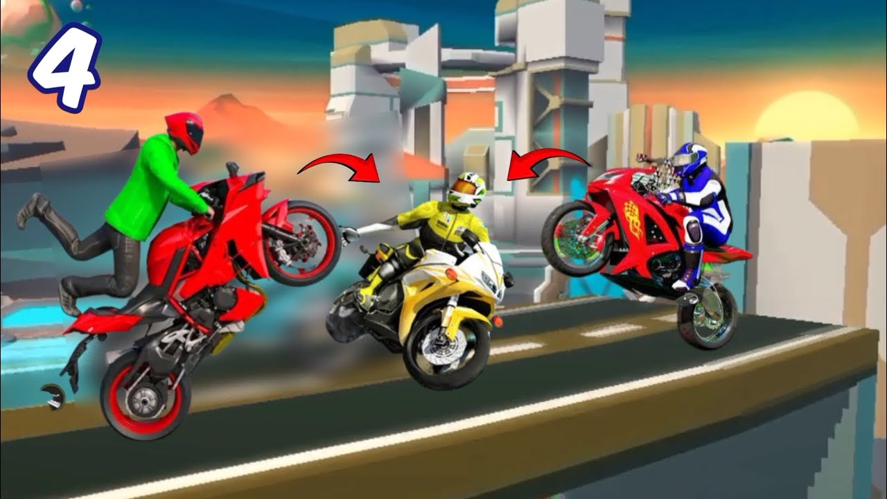 Bike Racing Games | Gravity Rider - Space Bike Racing Game (Part 4) Sejan Gaming | Android Gameplay