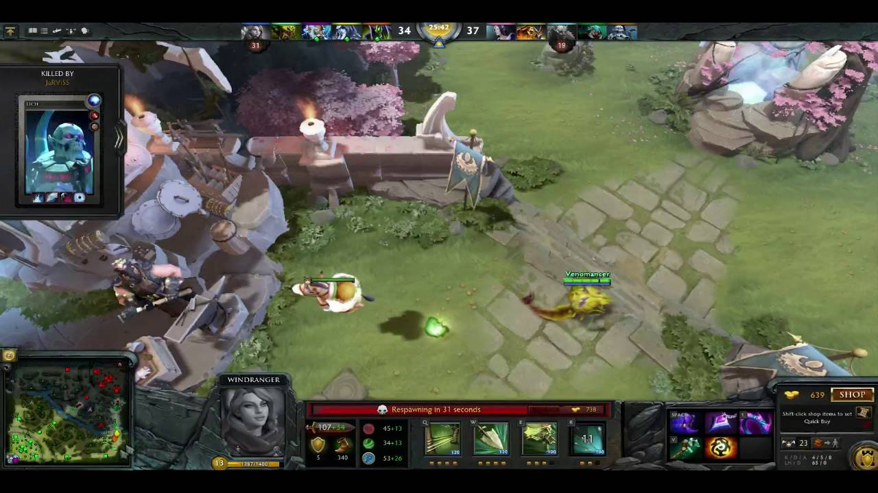Dota 2 cant escape from death
