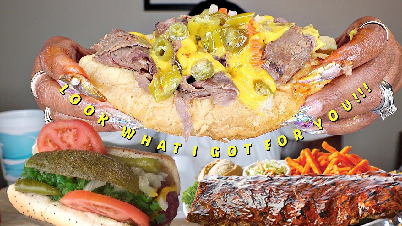 Beast Mode Mukbang BBQ Baby Back Ribs, Italian Beef, Maxwell Polish