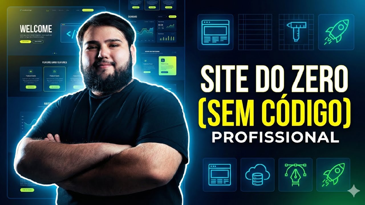 CRIANDO UM SITE DO ZERO SEM PROGRAMAÇÃO - Passo a Passo COMPLETO 2026 ...