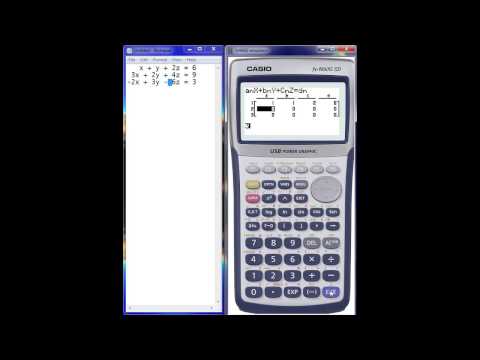 Solving simultaneous Equations