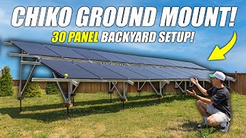 De ULTIEME DIY grondbevestiging voor zonnepanelen in de achtertuin? - Chiko GroundFlex Kit