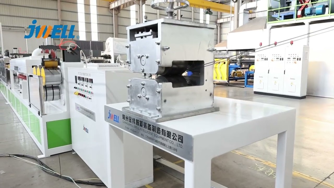 Jwell PET/PP Strapping Band Extrusion Line (1–8 Output Lines)