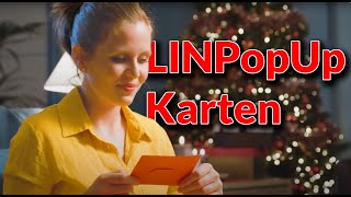LIN 3D Pop-Up Weihnachtskarte: Das perfekte Weihnachtsgeschenk mit Wow-Effekt | LINPopUp
