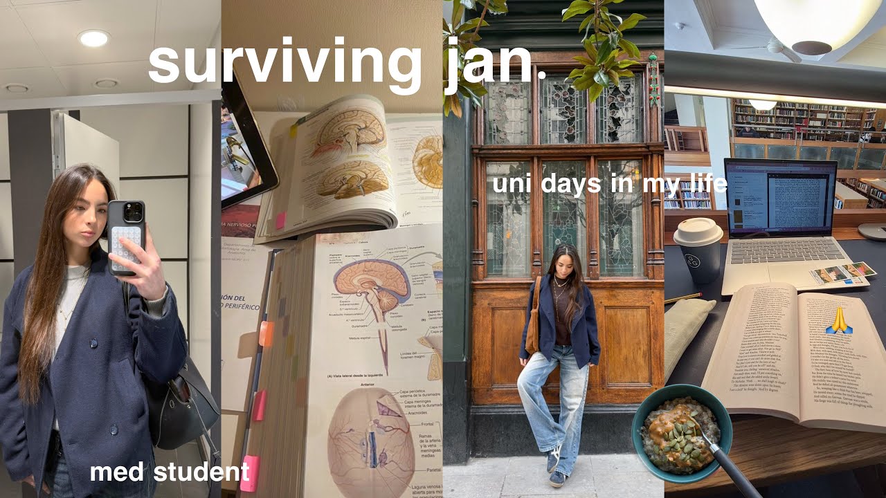 uni diaries | productive days in my life surviving jan