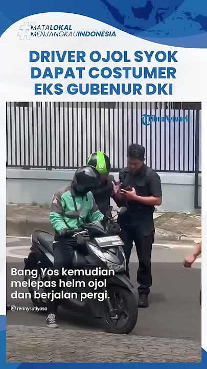 Cerita Driver Ojol Deg-degan Boncengin Mantan Gubernur Jakarta Sutiyoso Viral, Langsung Cium Tangan