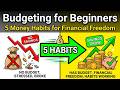 Budgeting for Beginners  | 5 Money Habits for Financial Freedom