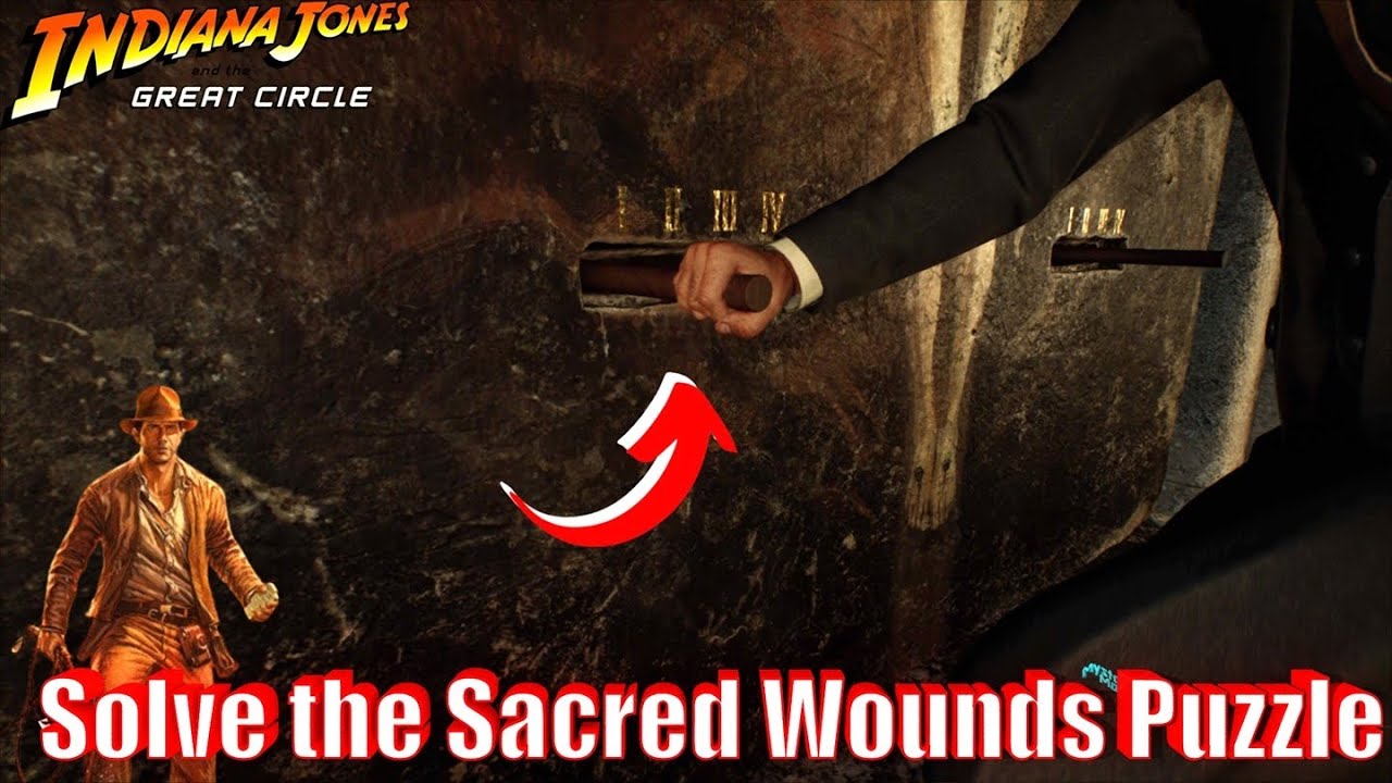 Indiana Jones and the Great Circle Sacred Wounds Puzzle Solution | Solve the Sacred Wounds Puzzle