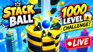 🔴 STACK BALL LIVE 🔥 | How Far Can I Go? 😱 | Road to 1000 Levels | Nick Gammer screenshot 3