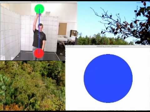 Kinect Changing Ellipse