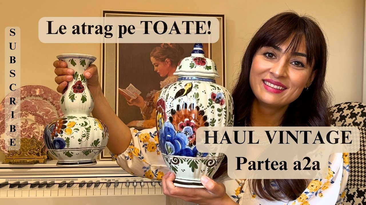AM PLĂTIT 300€ pe un set din PORȚELAN VECHI de aproape 100 ani! Partea a 2-a - HAUL vintage