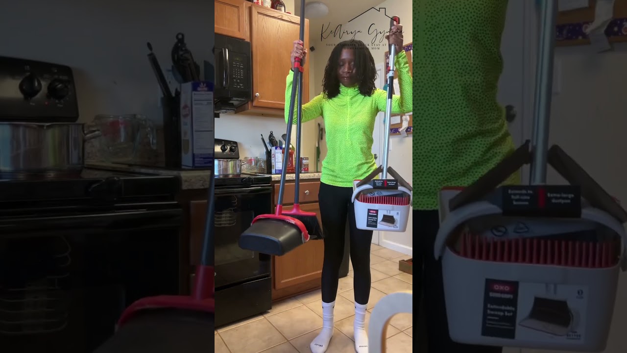 BEST Broom Set for Stay At Home Moms | OXO Broom Set