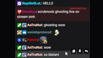 ScrubNoob responds after tarzaned accuses him of Ghosting