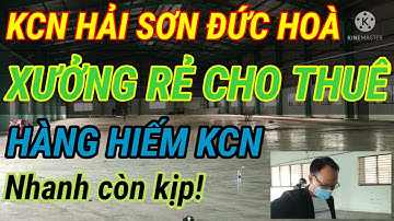 Cho thuê kho kcn Hải Sơn, kcn Tân Đức, kcn Tân Đô, Đức Hoà, Long An.