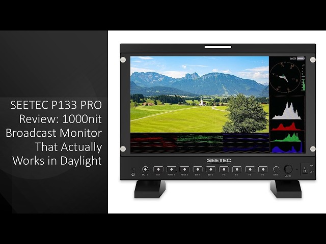 SEETEC P133 PRO Review: 1000nit Broadcast Monitor That Actually