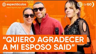 Alejandra Baigorria Le Agradece A Said Palao En Premiación América Espectáculos Hoy