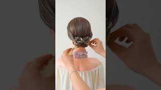 Braided bun just for you! #shorts