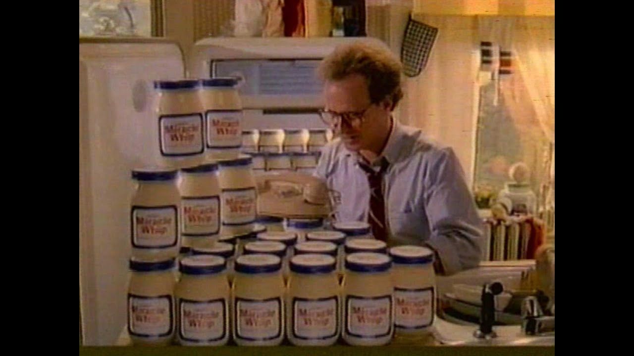 Miracle Whip 30 sec 1987 Guy runs out of the Tangy Zip Suzie on