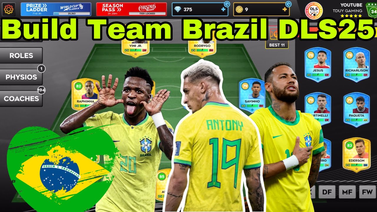 Сборка команды Brazil Trong DLS25🤩