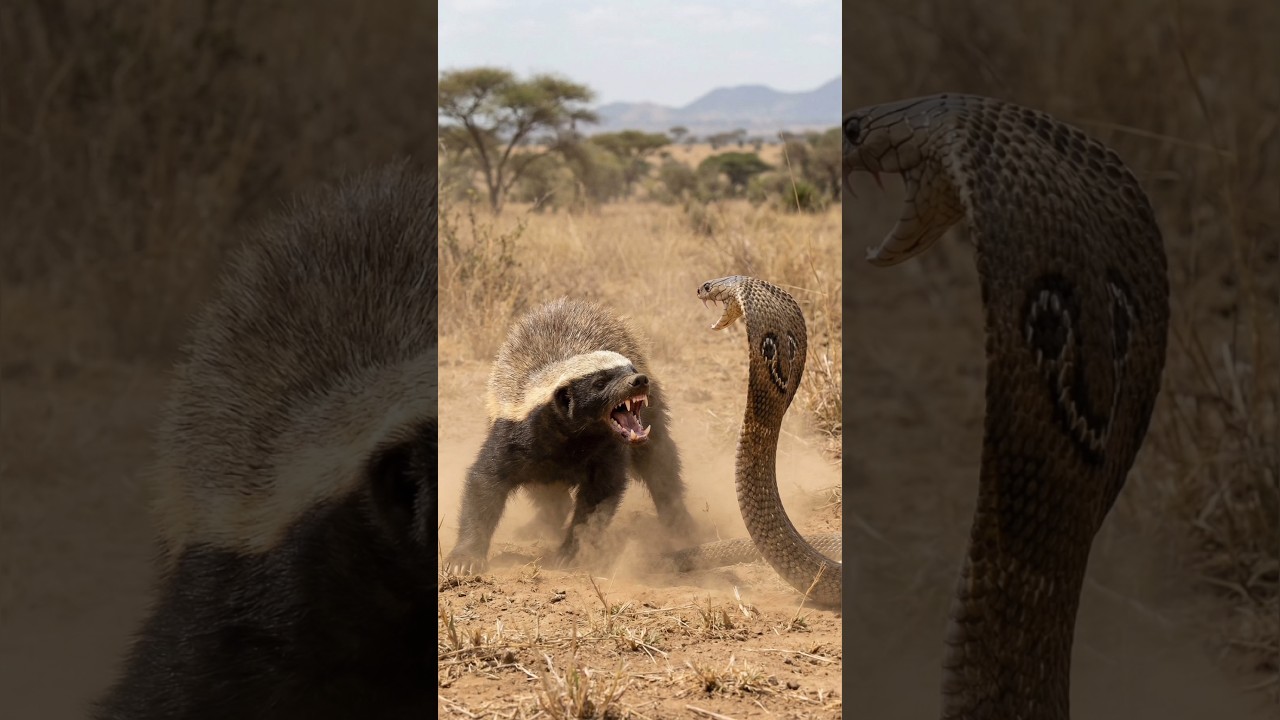 Honey Badger vs Cobra & Lion 😱 | Most Fearless Animal