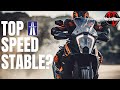 TOP SPEED TEST 2021 KTM 1290 SUPER ADVENTURE S // German AUTOBAHN // High Speed Wobble?