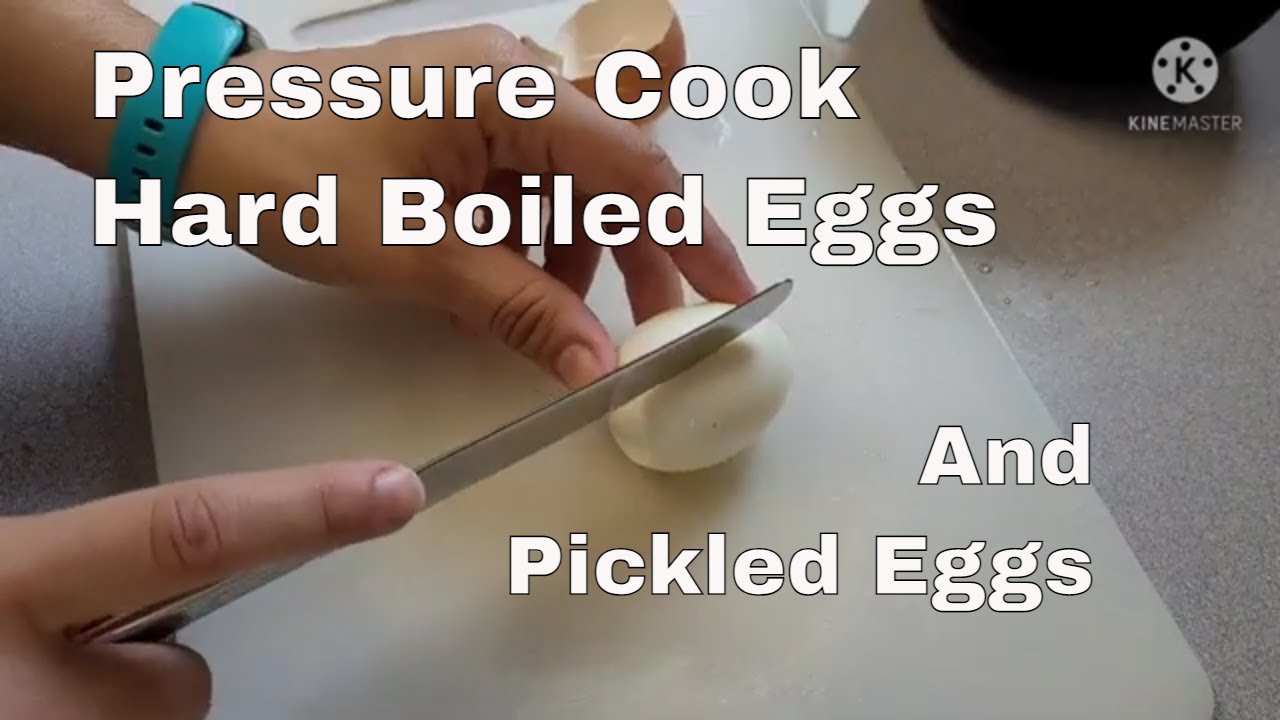 Pressure Cook Hard Boiled Eggs and Pickled Eggs YouTube