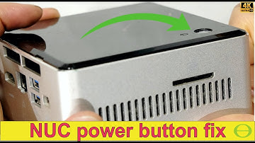 Intel NUC 6i5SYH power button collapsed, stuck, broken - fixed