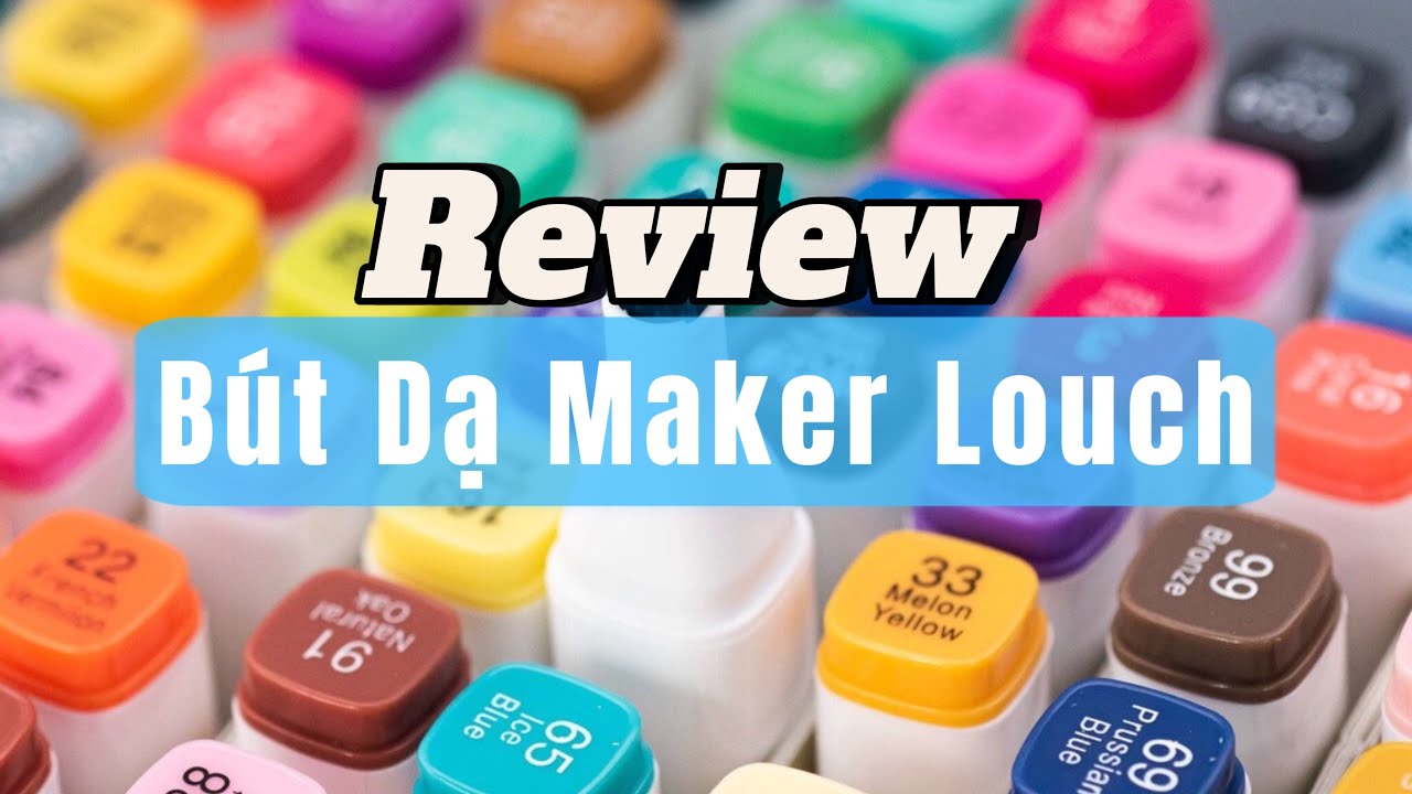 Tính mua bút dạ Maker Touch mà còn suy nghĩ thì xem video của mình nha ...