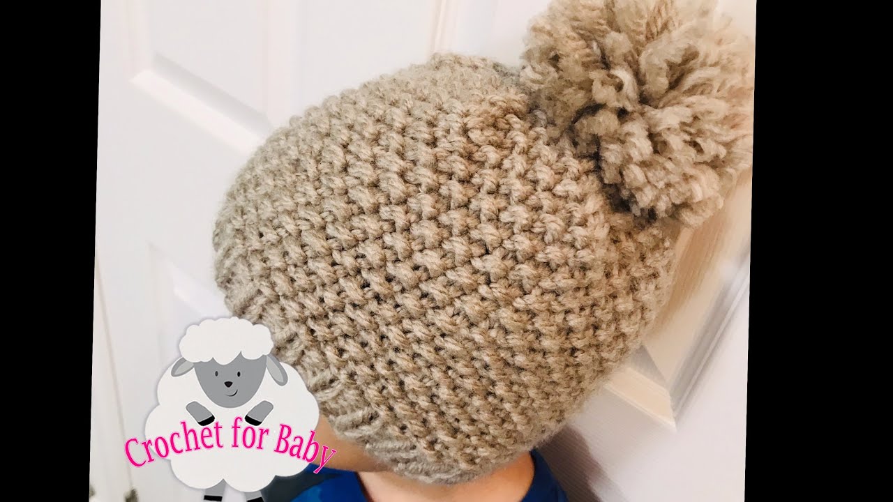 Gorro fácil con dos agujas Para adultos y niños, - YouTube