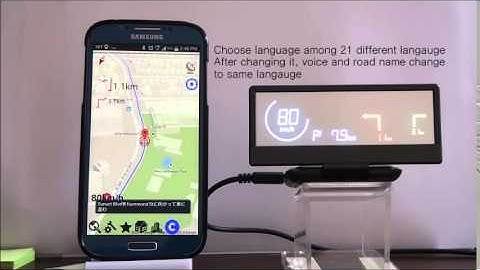ZNAV map app guide with Let