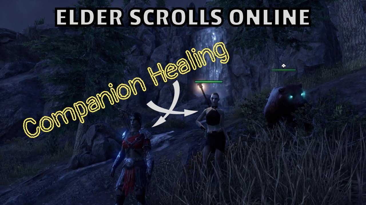 ELDER SCROLLS ONLINE COMPANION HEALING SOLO YouTube