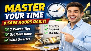Master Time Management & Save Hours Every Day | 7 Powerful Productivity Tips