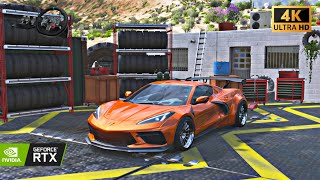 Chevrolet Corvette // Forza Horizon 5 | Logitech g29 Gameplay [ 4k 60fps ]