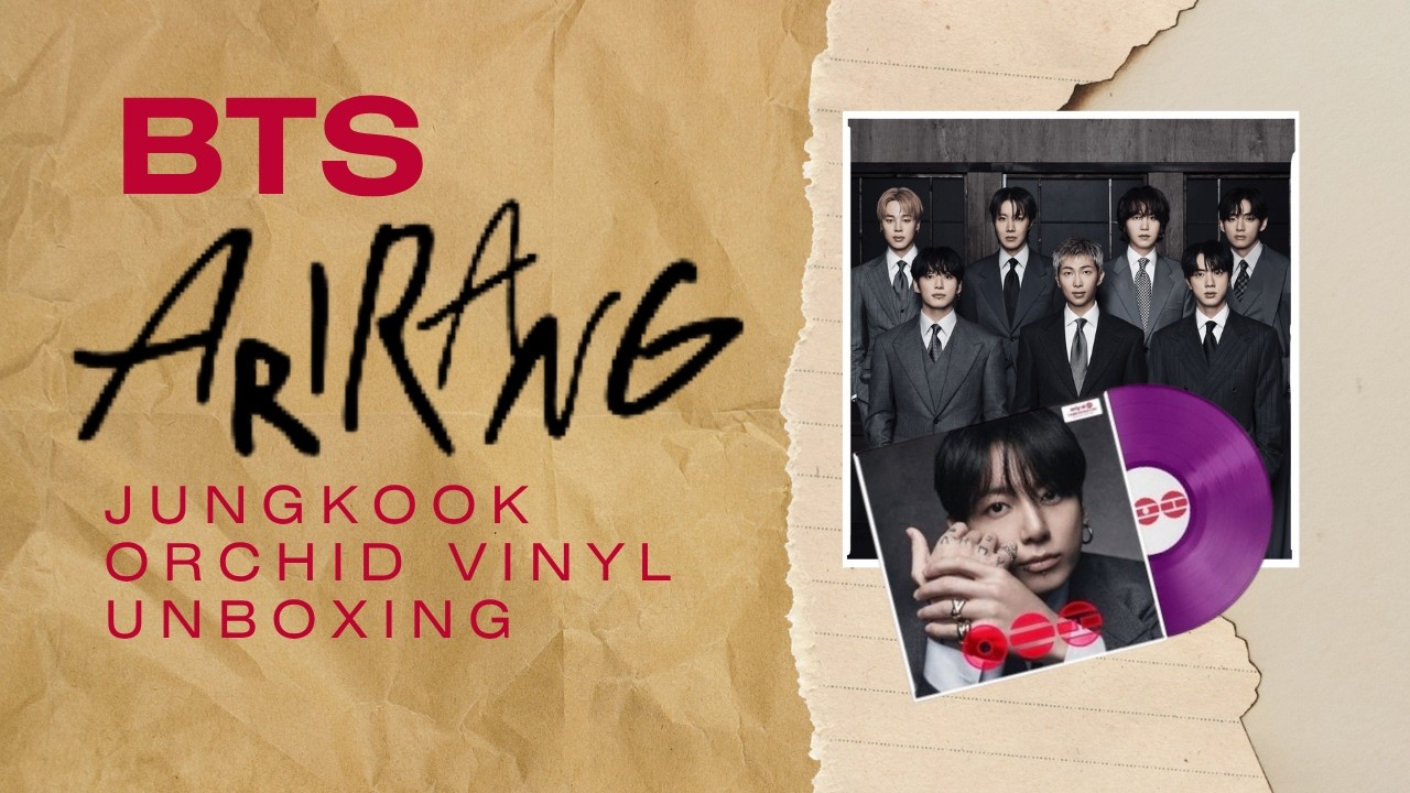BTS Arirang Jungkook Orchid Edition Vinyl Unboxing | Odalys Nahir