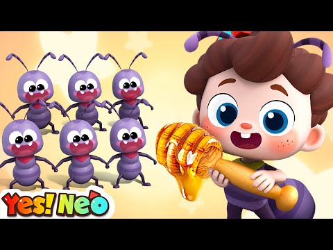 Ants Go Marching | Learn Numbers | Nursery Rhymes for Babies | Yes! Neo