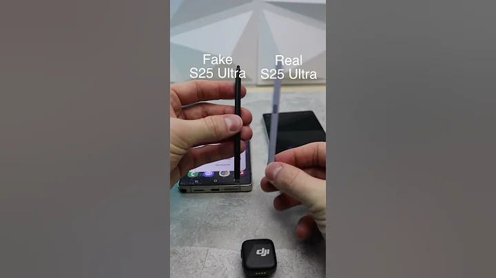 Similarity Test Fake Galaxy S25 Ultra vs Real Can You Tell the Difference#GalaxyS25Ultra #FakeVsReal