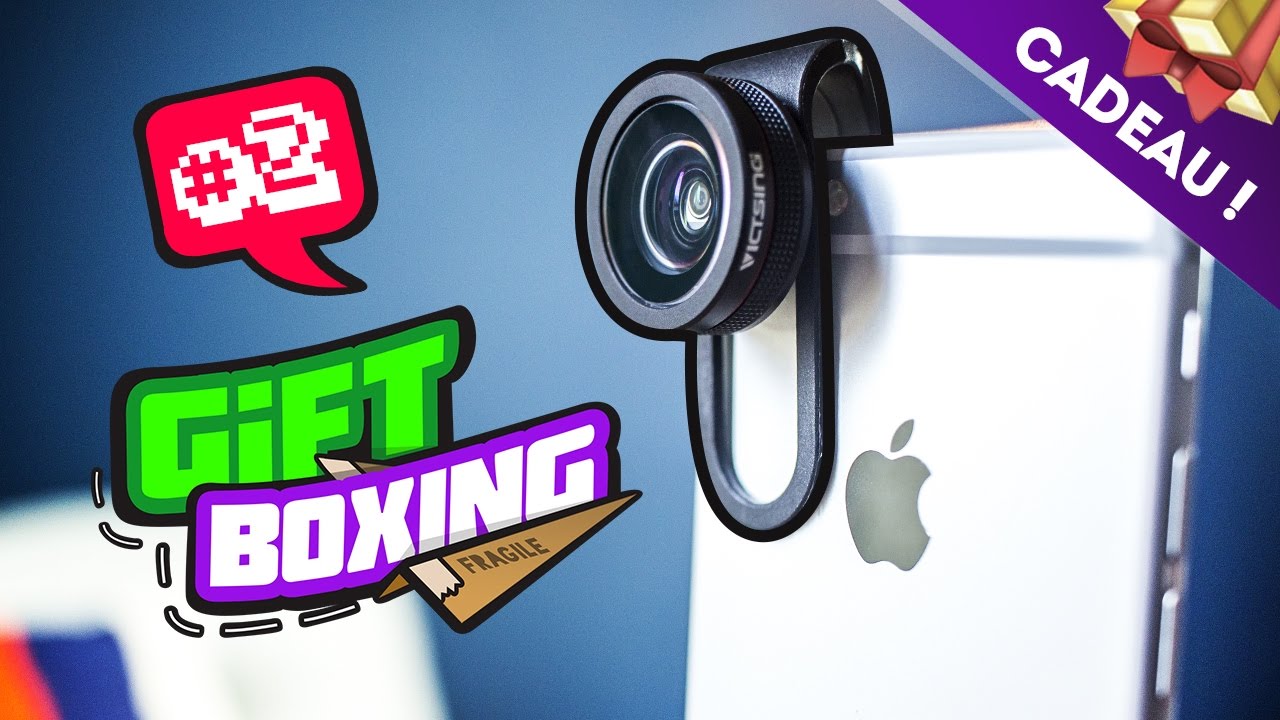 appareil photo iphone marche plus Objectifs photo pour smartphone pas cher ! [VicTsing] Kit Objectif ► GIFTBOXING #2