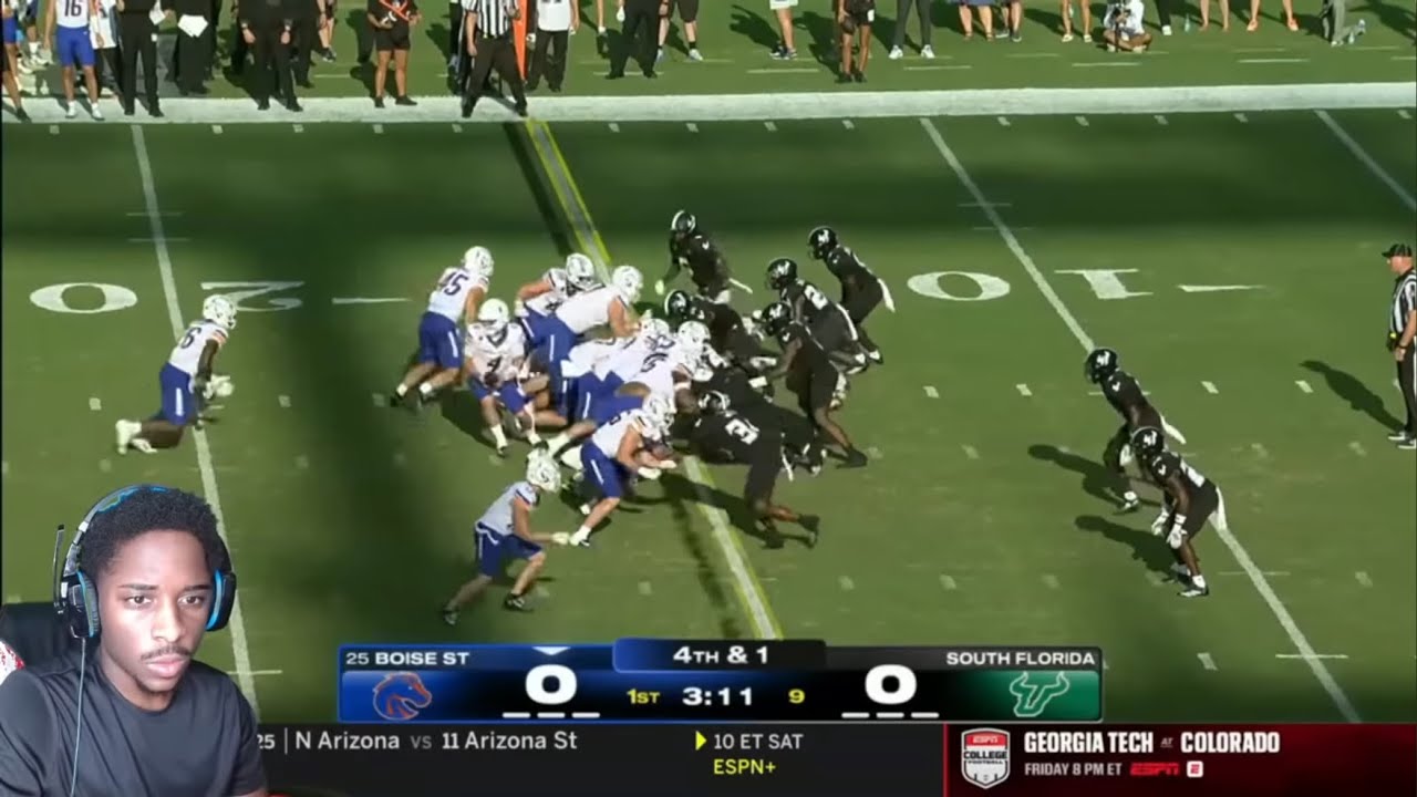 REACTING TO #25 Boise State vs USF Highlights!